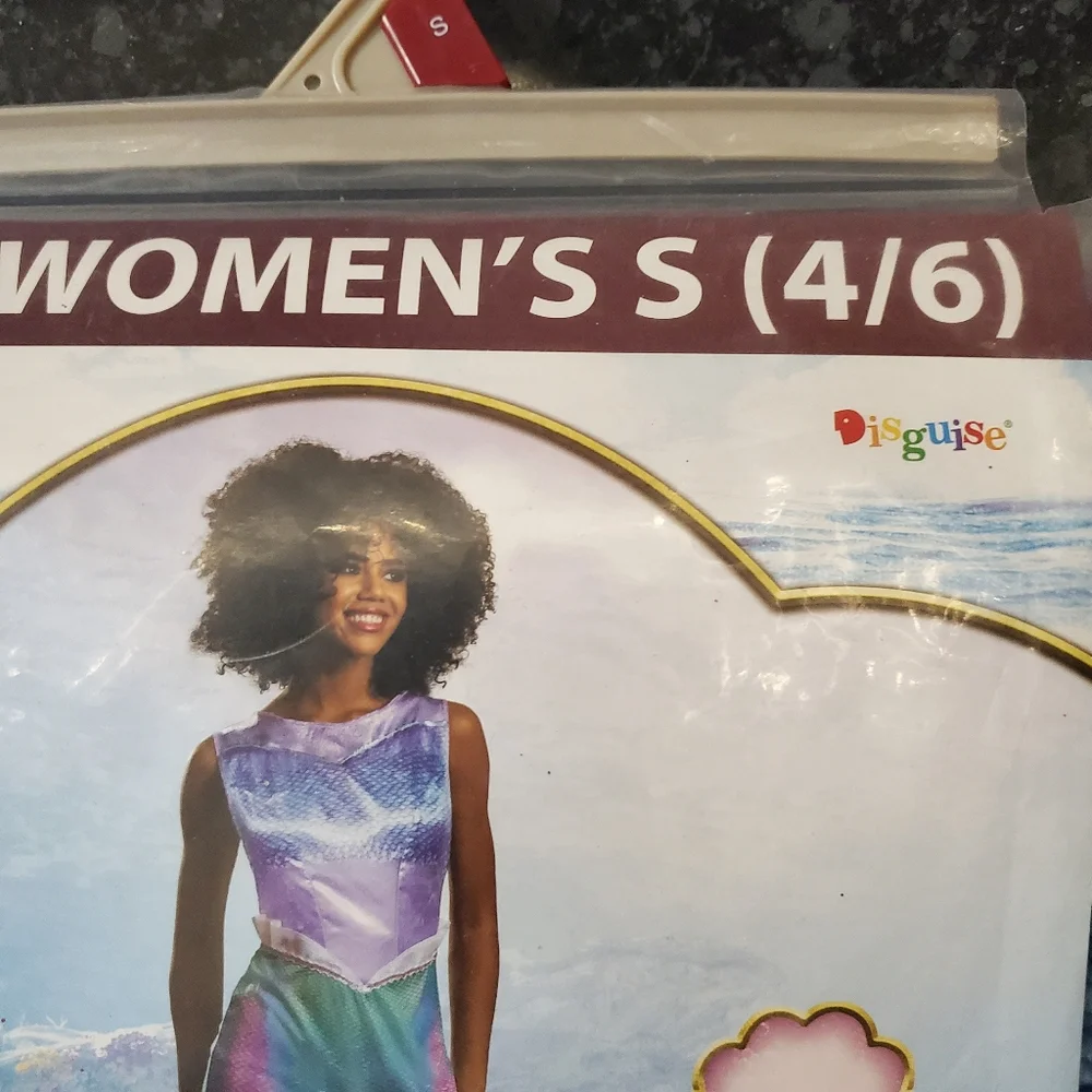 Ariel's Dress From Disney's The Little Mermaid- Costume- Size Adult S- New- RRR - Picture 2 of 3